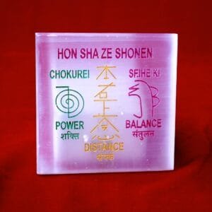 Selenite Lustreveil – Sacred Purification & Charging Plate (Large Square)