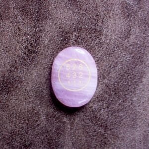 Rose Quartz Zibu Coin for Emotional Healing & Heart Balance