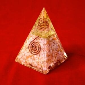 Clear Quartz Orgonix Pyramid for Energy Clarity & Amplification