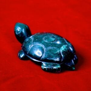 Green Jade Turtle Figurine – Kurma Stability, Prosperity & Protective Harmony - 158g