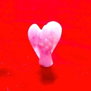 Rose Quartz Angel Figurine – Love, Emotional Healing & Divine Guidance
