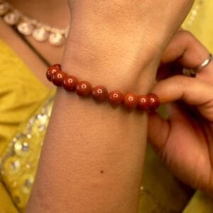 Red Jasper Bracelet 8mm – Grounding, Strength & Stability