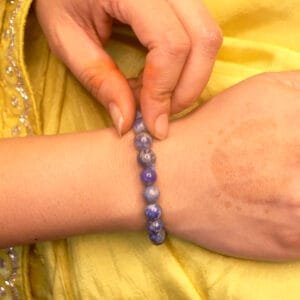 Lapis Lazuli Bracelet 8mm – Wisdom, Communication & Inner Clarity