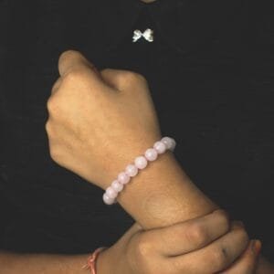 Rose Quartz Bracelet 8mm – Love, Emotional Healing & Inner Peace