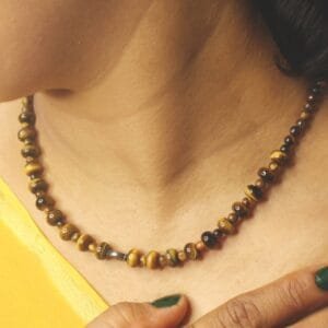 Tiger Eye Necklace – Confidence, Protection & Decision Power