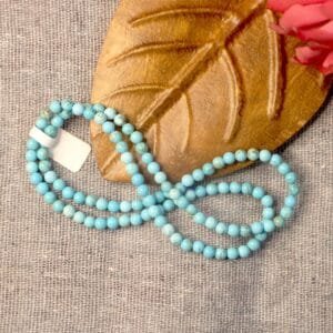 Turquoise Anklet for Protection, Communication & Well-Being