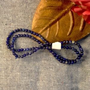 Lapis Lazuli Anklet for Clear Communication & Inner Truth