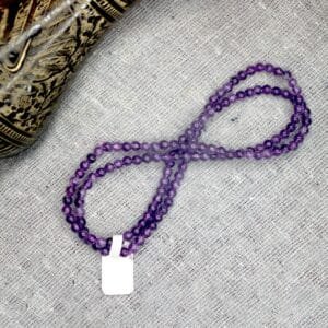 Amethyst Anklet for Calm, Clarity & Emotional Balance