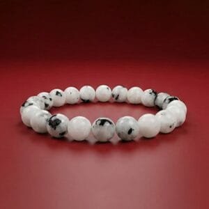 Rainbow Moonstone Bracelet 8mm – Intuition, Emotional Balance & Inner Clarity