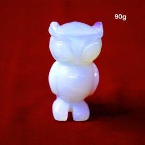 Opal Owl Figurine – Wisdom, Emotional Harmony & Spiritual Insight - 90g
