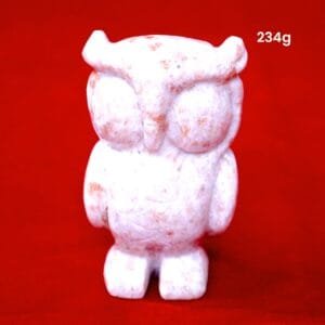 Sunstone Owl Figurine – Wisdom, Vitality & Prosperous Insight - 234g