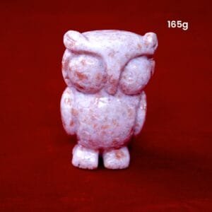 Sunstone Owl Figurine – Wisdom, Vitality & Prosperous Insight - 165g