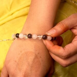 Trinity Luxe Bracelet 8mm – Mind, Heart & Energy Alignment