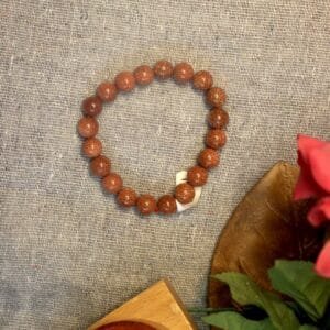 Red Goldstone Bracelet 8mm – Energy, Confidence & Action
