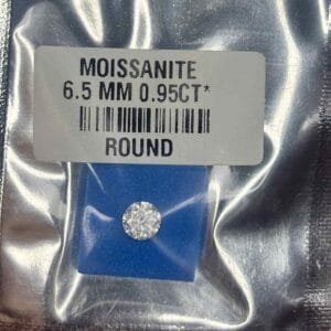Moissanite 0.95 Carat GRA Certified Gemstone