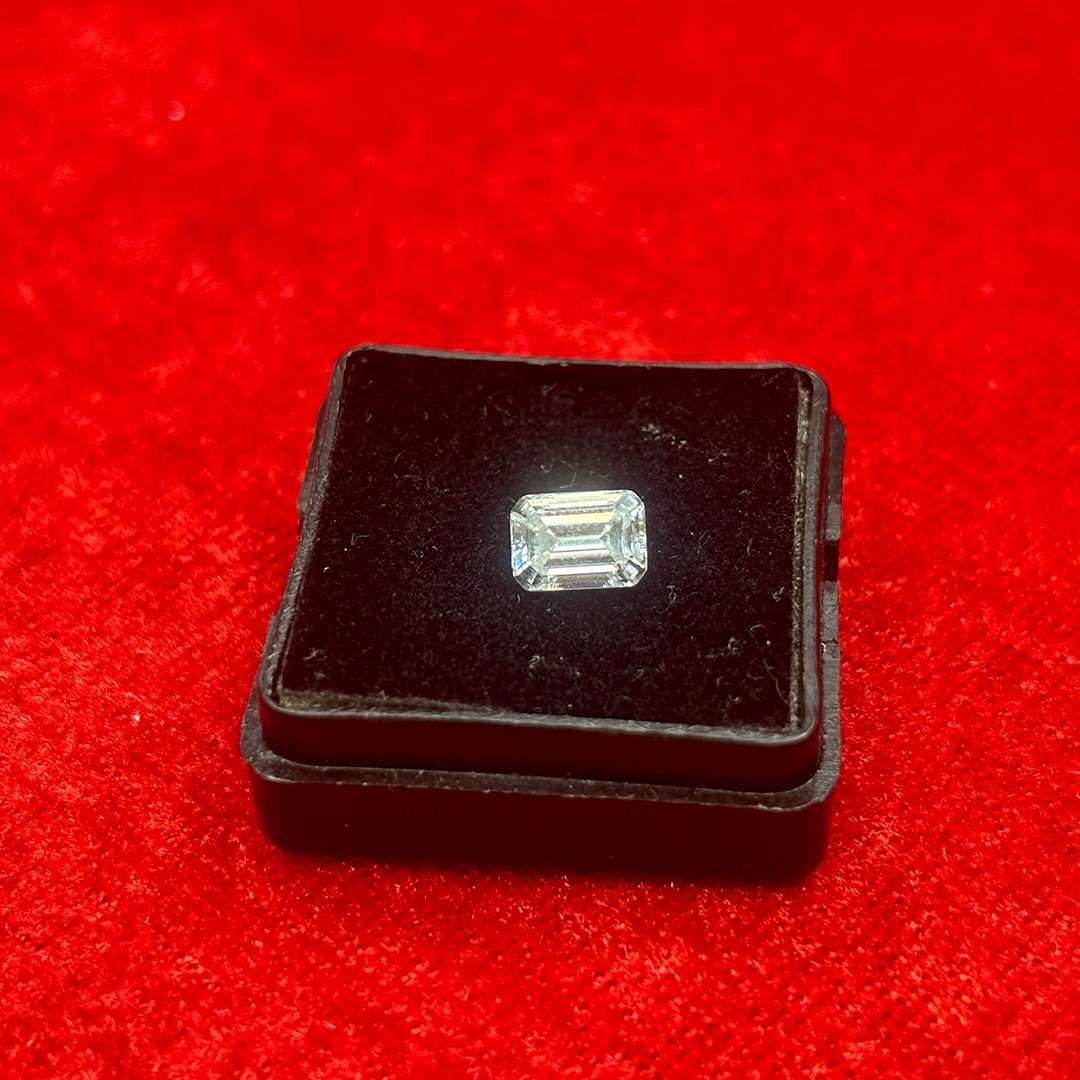 Moissanite – 0.95 Carat Emerald Cut - Image 2