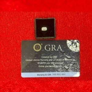 Moissanite 0.965 Carat GRA Certified Gemstone