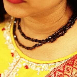 Smoky Quartz Double Layer Necklace – Protection, Grounding & Stability