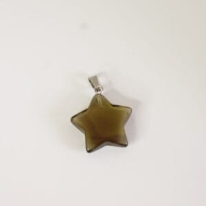 Smoky Quartz Star Pendant – Protection, Grounding & Guidance