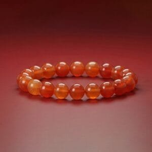 Carnelian Bracelet 8mm – Confidence, Motivation & Action