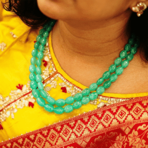 Green Onyx Double Layer Necklace – Growth, Confidence & Stability