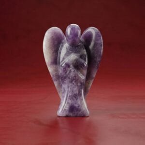 Amethyst Angel Figurine – Spiritual Protection, Calmness & Divine Guidance