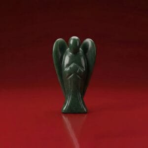 Green Jade Angel Figurine – Prosperity, Harmony & Divine Protection