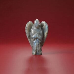 Labradorite Angel Figurine – Divine Protection, Intuition & Spiritual Guidance