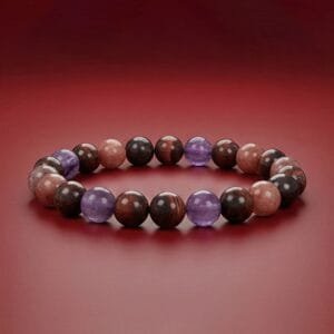 Alpha Aura Combo Bracelet 8mm – Clarity, Confidence & Action