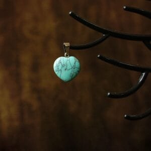 Turquoise Soulvoice Heart Pendant – Communication, Emotional Balance & Clarity