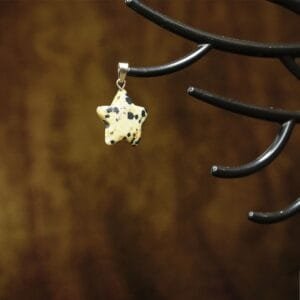 Dalmatian Jasper Lightpath Pendant – Joy, Grounding & Positive Direction