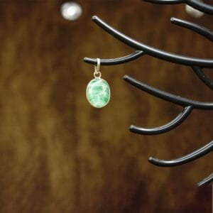 Green Banded Agate Steady Growth Pendant – Stability, Balance & Consistent Progress