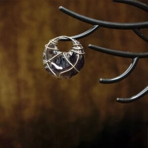 Amethyst Crescent Moon Pendant – Calmness, Intuition & Spiritual Balance