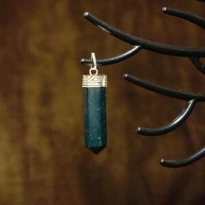 Bloodstone Endurance Core Pendant – Strength, Resilience & Stamina