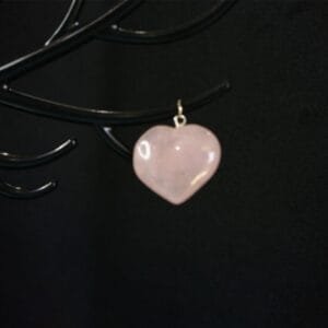 Rose Quartz Heart Pendant – Love, Emotional Healing & Harmony